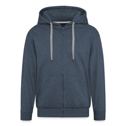 Hooded Jacket Zip PULPO Men - heather denim