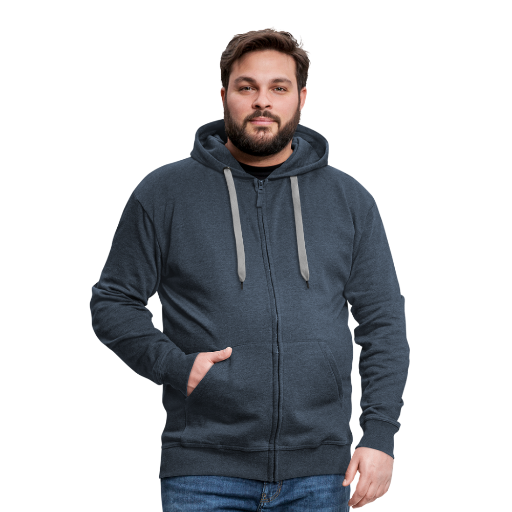 Hooded Jacket Zip PULPO Men - heather denim