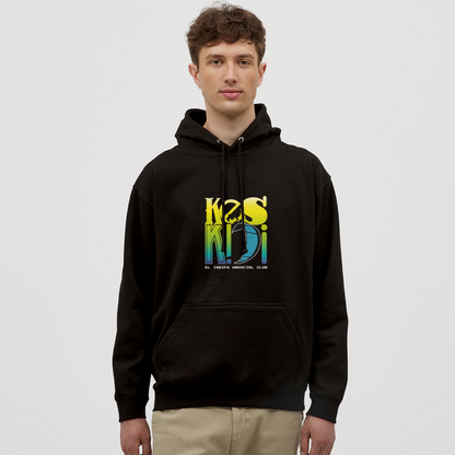 Hoodie Keskidi-KITE Surf Unisex - black