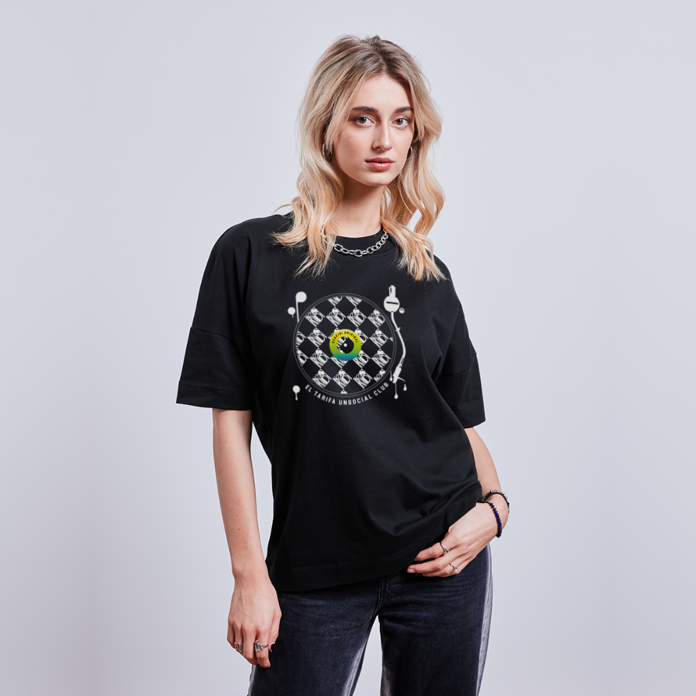 VINYL Oversized T-Shirt Unisex - black