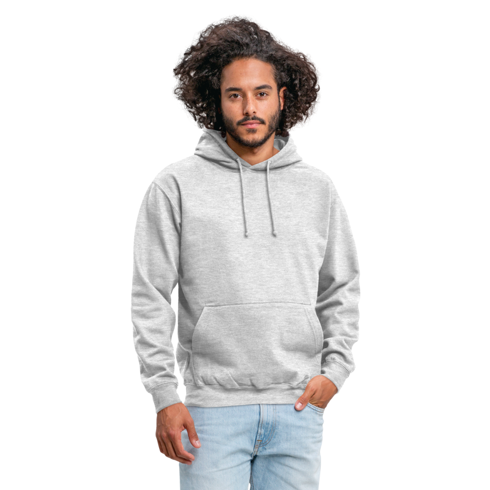 Hoodie - PULPO White - Unisex - light heather grey