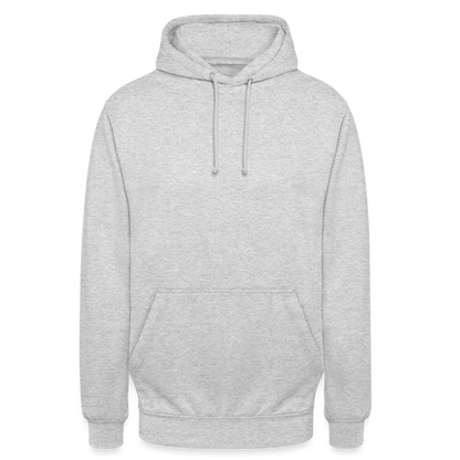 Hoodie - PULPO White - Unisex - light heather grey