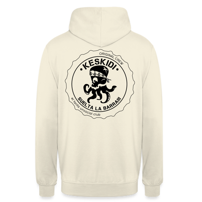 Hoodie - PULPO White - Unisex - vanilla