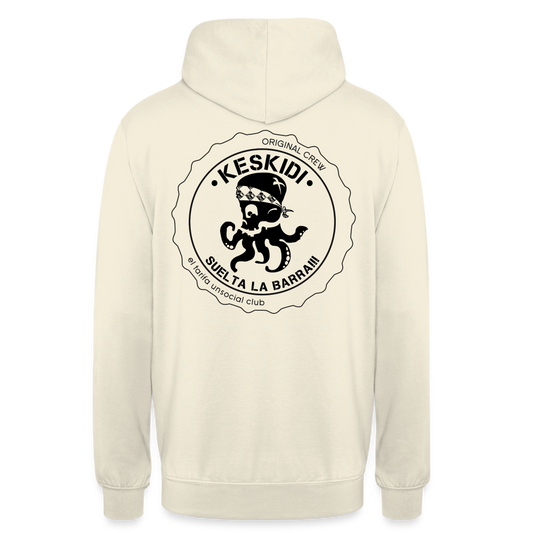 Hoodie - PULPO White - Unisex - vanilla