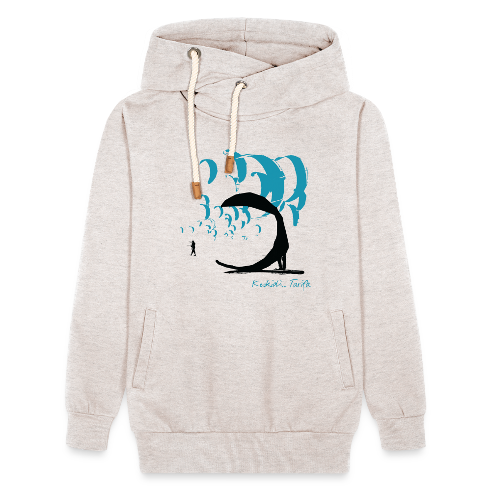 Kite Blue Bird Hoodie - Unisex - heather oatmeal