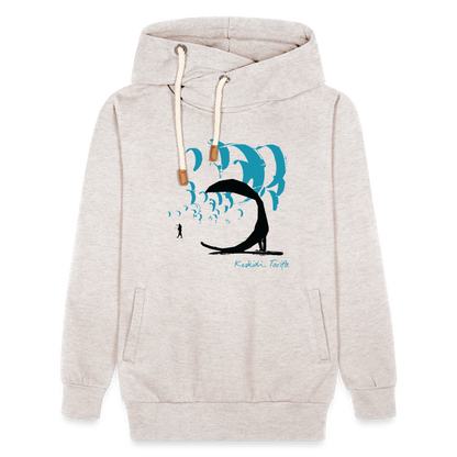 Kite Blue Bird Hoodie - Unisex - heather oatmeal