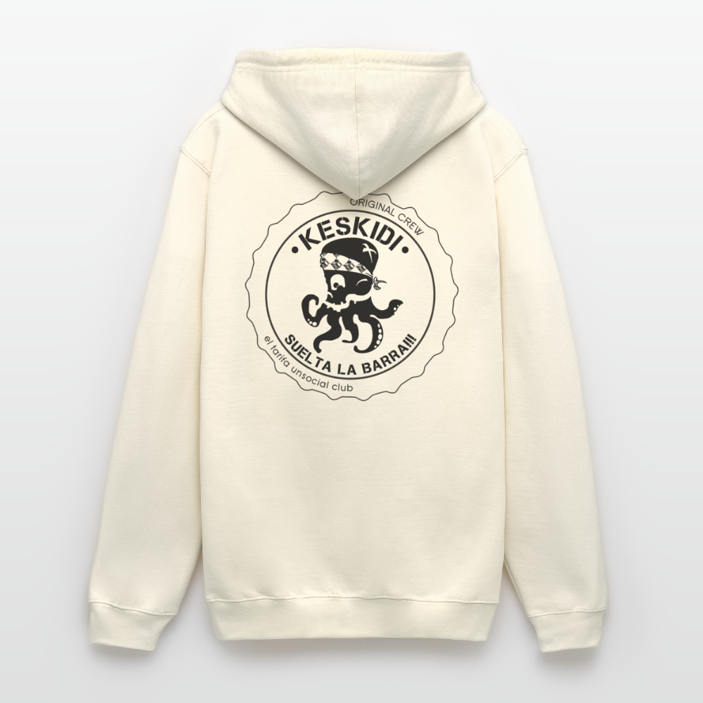 Hoodie - PULPO White - Unisex - vanilla