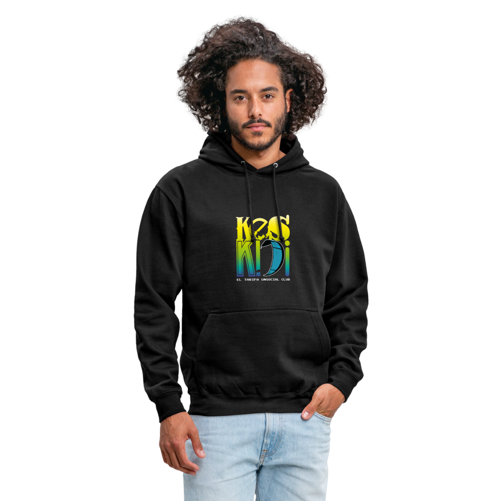 Hoodie Keskidi-KITE Surf Unisex - black