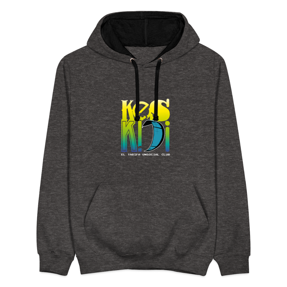 Online Street-Surf Wear Keskidi KITE Tarifa Hoodie bicolor - Unisex Contrast Colour Hoodie | AWDis Just Hoods