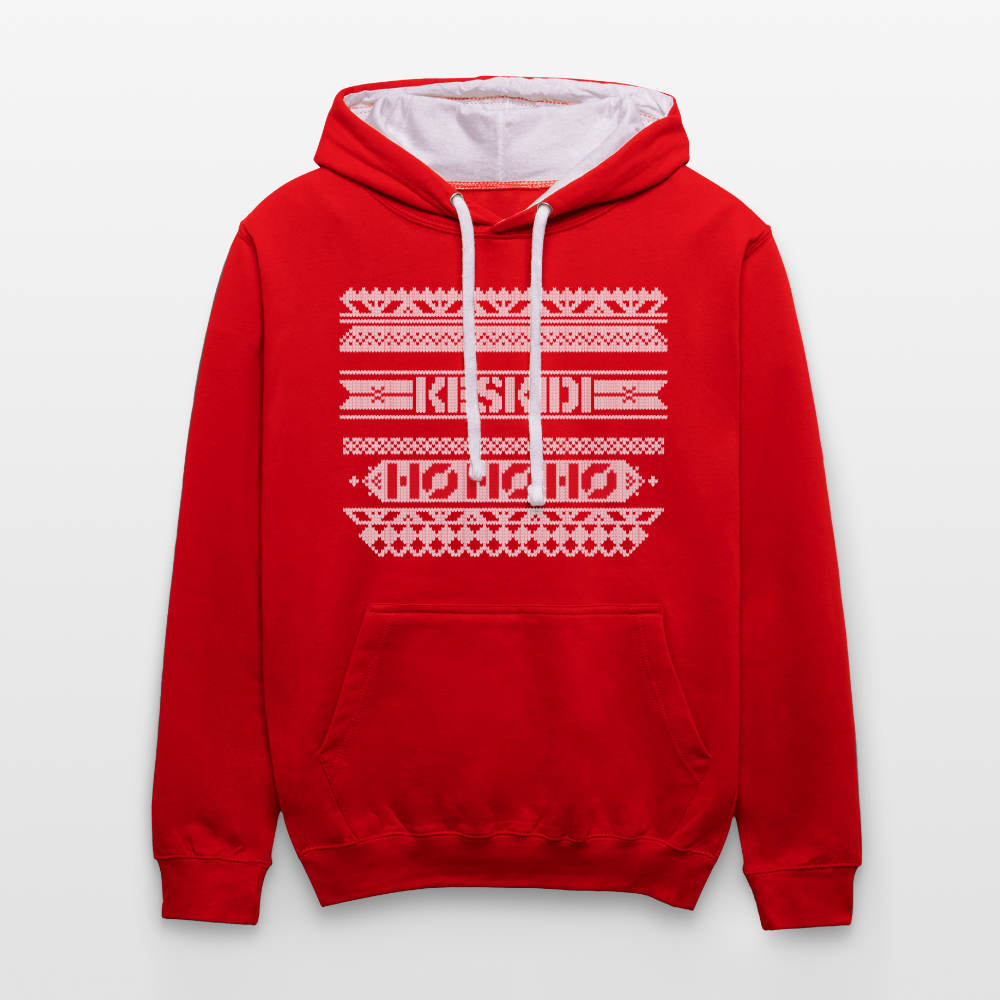 Christmas Hoodie - red/white