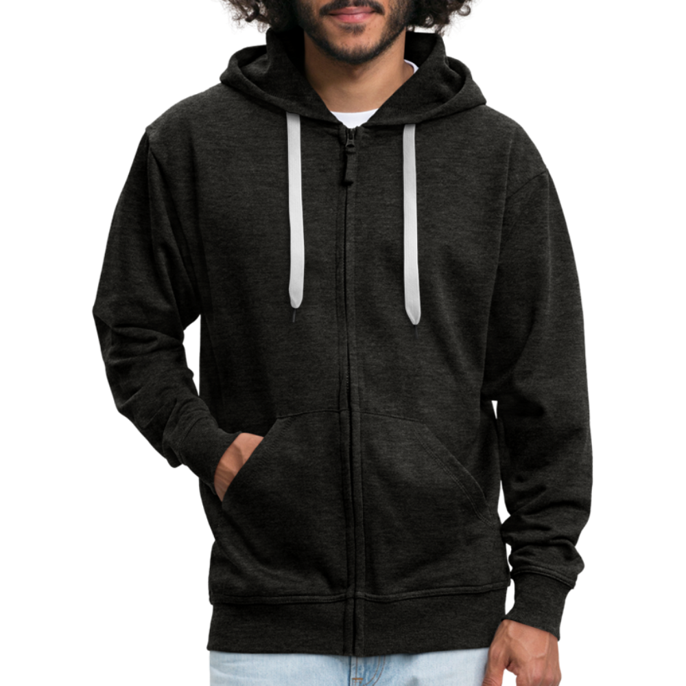 Hooded Jacket Zip PULPO Men - charcoal grey