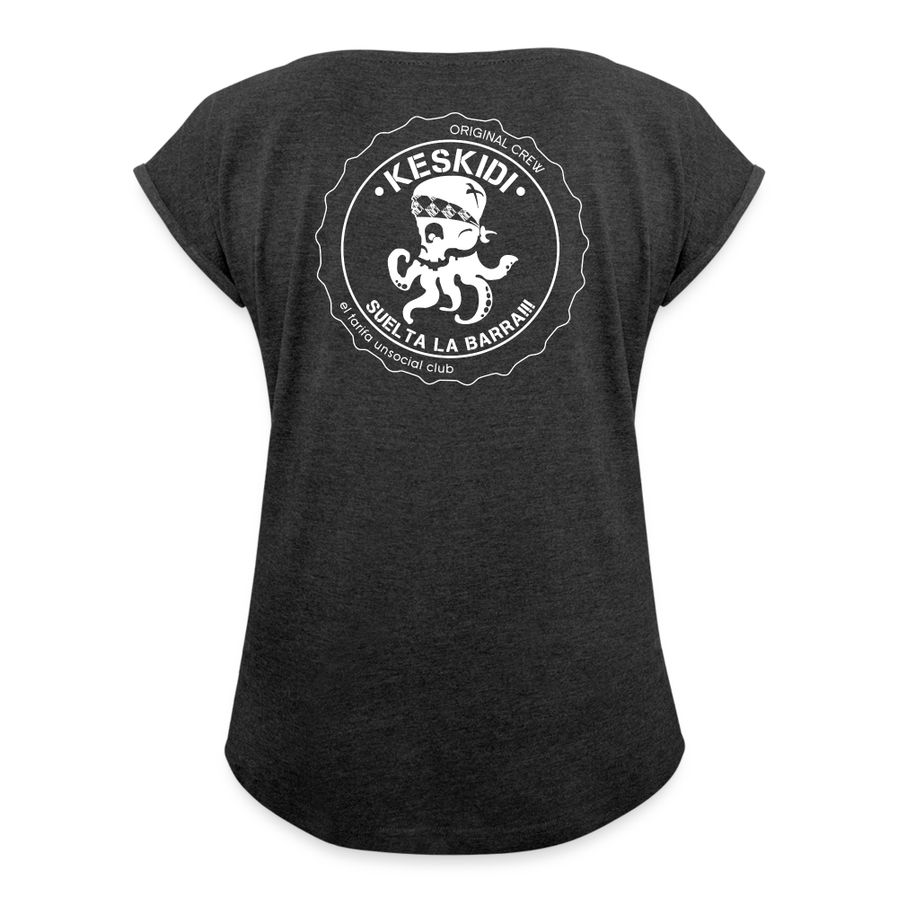 PULPO Black T-Shirt Women - heather black