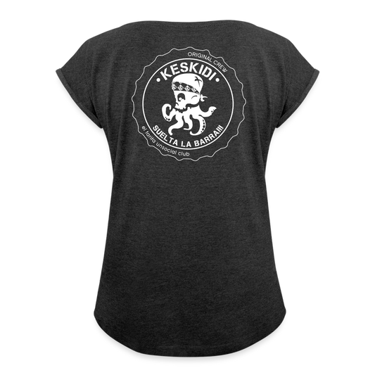 PULPO Black T-Shirt Women - heather black