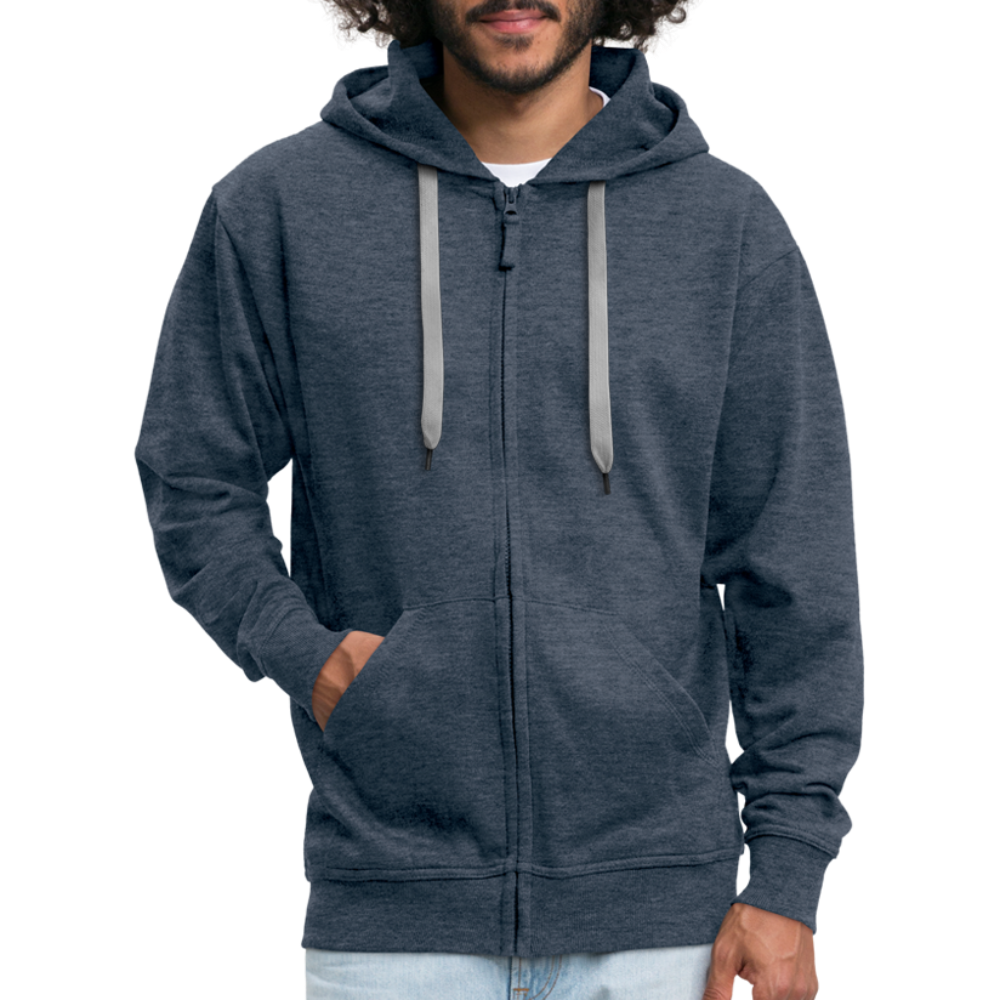 Hooded Jacket Zip PULPO Men - heather denim