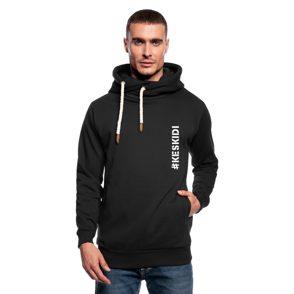 EOLIENA #KESKIDI Hoodie - Unisex (+Front Print) - black