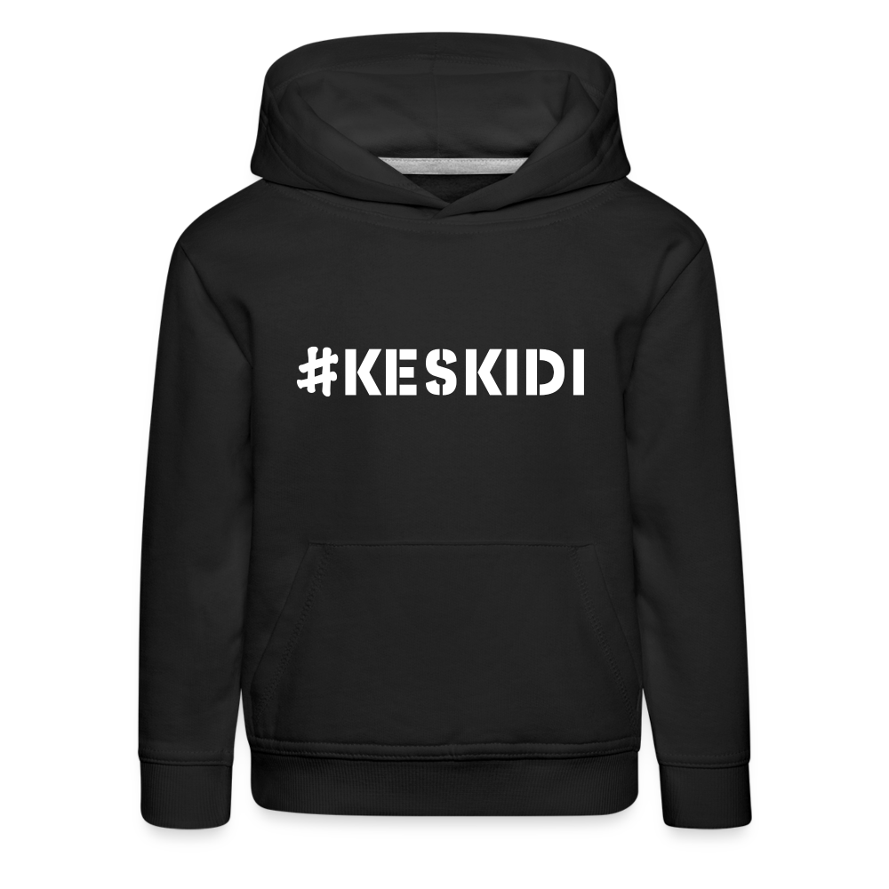 Keskidi Tarifa Online Wear - Let your little one harnessing the wind's power through Tarifa lifestyle. The hoodie boast wind turbine with a kite move on the back and #KESKIDI on the front.