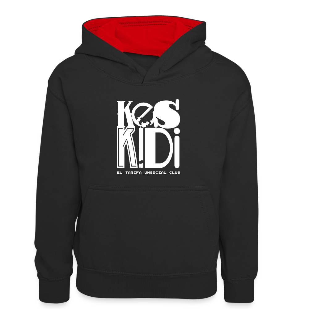 KESKIDI ORIGINAL Hoodie - Kid - black/red