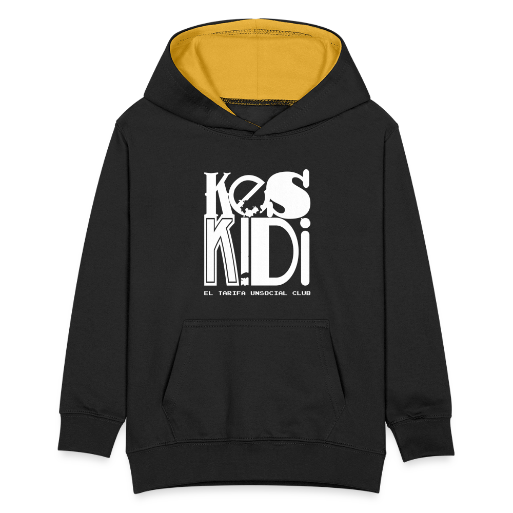 KESKIDI ORIGINAL Hoodie - Kid - black/gold