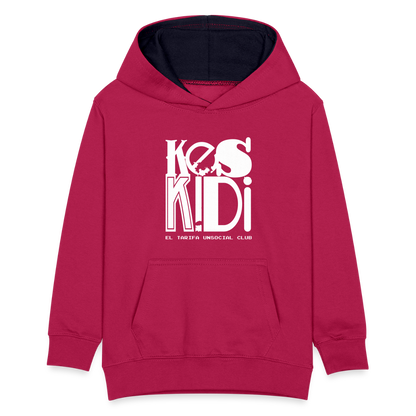 KESKIDI ORIGINAL Hoodie - Kid - pink/navy